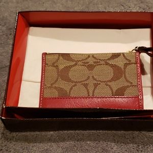 Coach small wallet or change purse